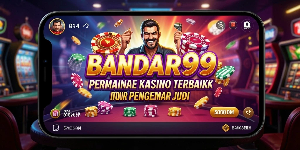 Tangkapan layar BANDAR99 menunjukkan pengalaman bermain Kasino yang menarik dan menegangkan.