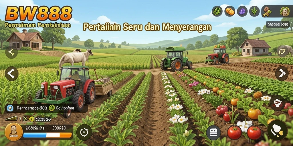 Tampilan gameplay BW888 yang penuh warna dan interaktif.