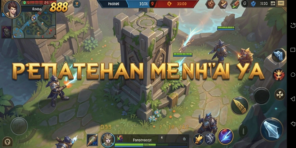 Tampilan menarik dari gameplay DOTA88 yang penuh strategi Tower Defense.
