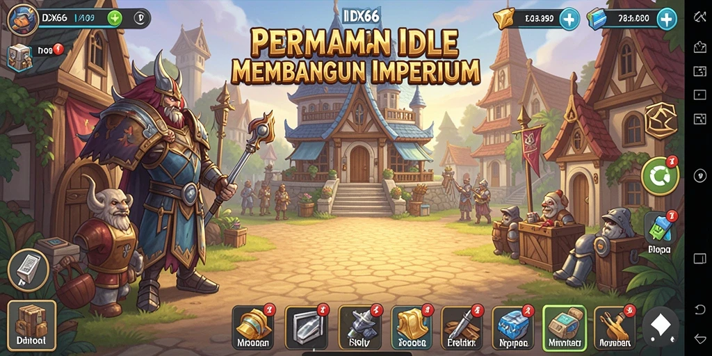 Menampilkan gameplay seru dan menantang dalam IDX66.