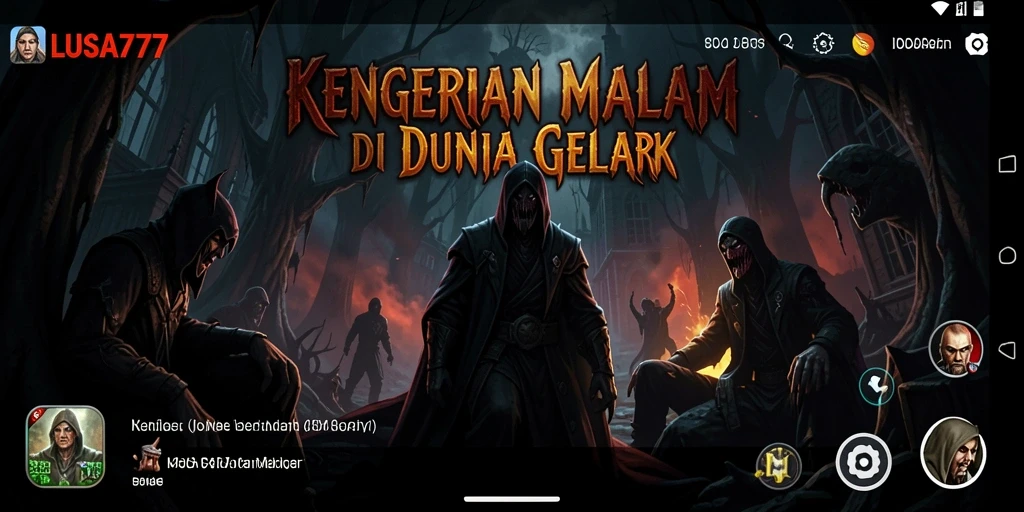 Gameplay menyeramkan di LUSA777 dengan atmosfer kegelapan yang mencekam.