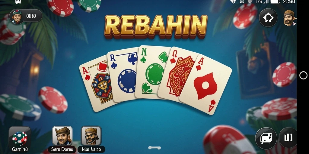 Tampilan menarik dari gameplay seru di REBAHIN.