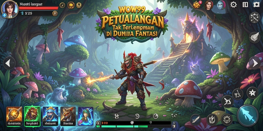 Tangkapan layar gameplay WOW99 dengan aksi petualangan yang seru.