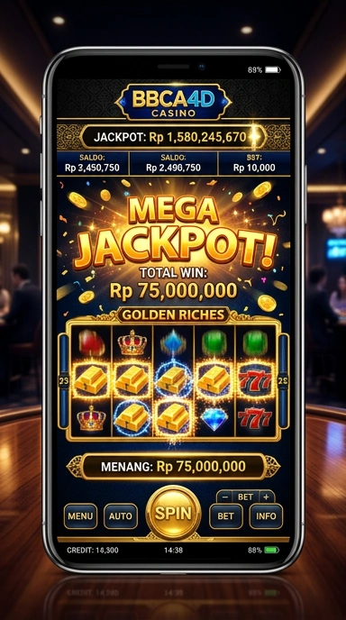 Tampilan utama bbca4d yang ramah pengguna.